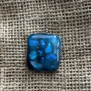 Blue Glass Pendant